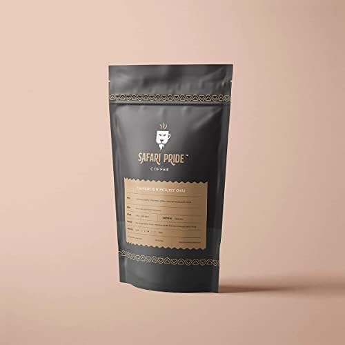 Safari Pride Coffee Café Camerún Monte Oku Tostado Medio Grano Entero 12oz miniatura 5