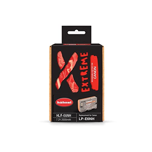 Hähnel - Extreme - HLX-E6NH - Li-ION Rechargeable Battery for Canon - 2000 mAh - 7.2V - LP-E6 Accu - Robust, Shock and Cold Resistant