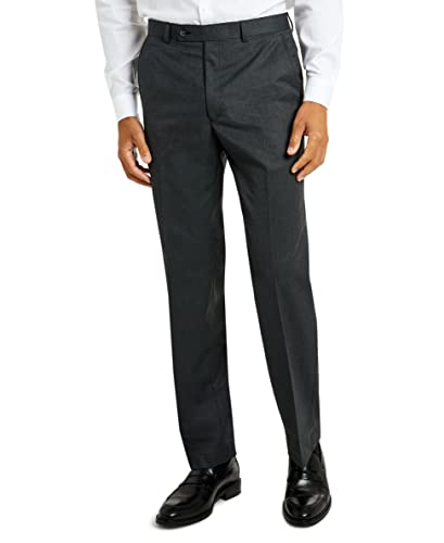 Pantalon costume homme noir coupe classique Van Heusen vetement affaires chic