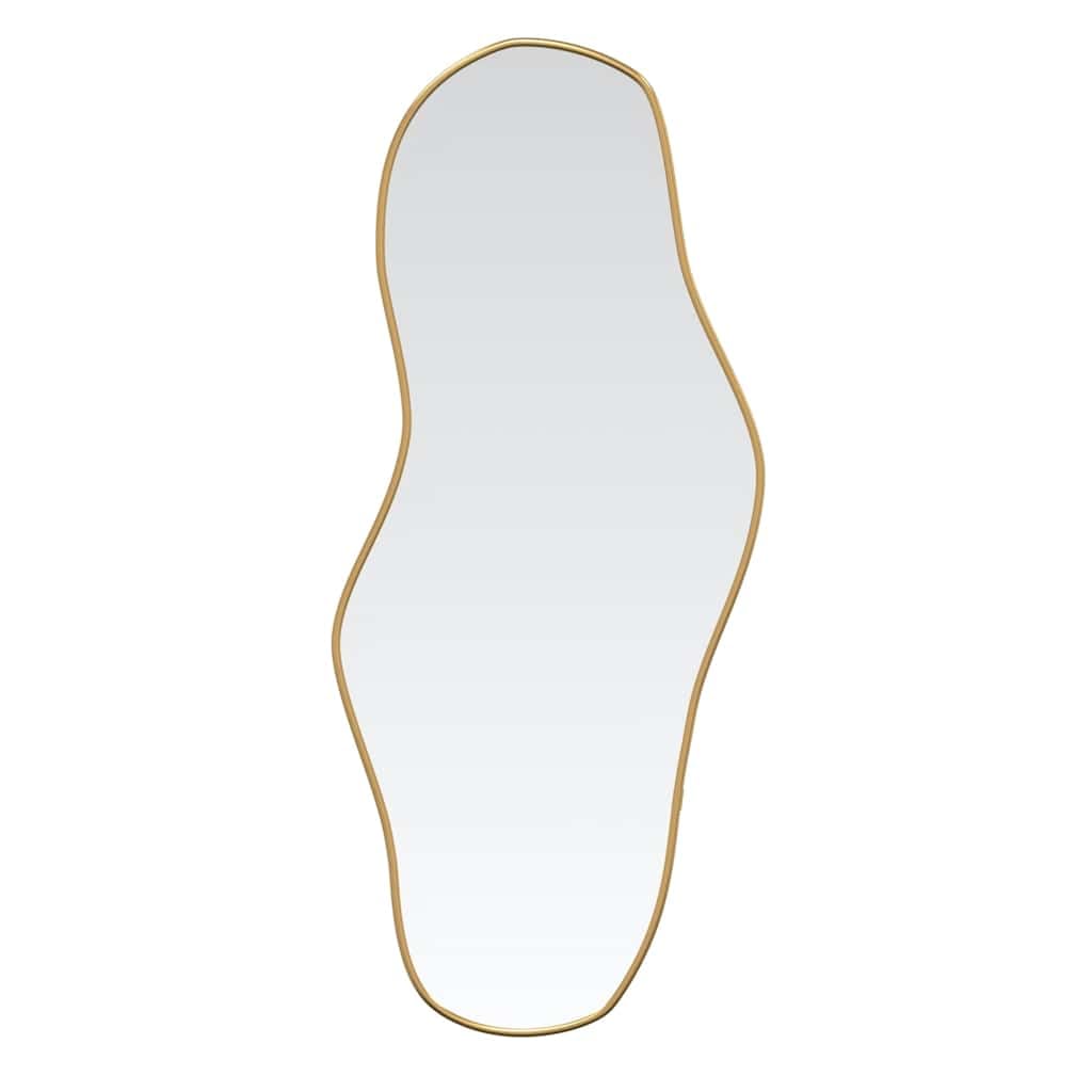 KGHFDVB Wall Mounted Mirror 60x25 cm with PVC Frame, Clear Glass Vanity Mirror for Bedroom, Hallway, Living Room, Bathroom Decor