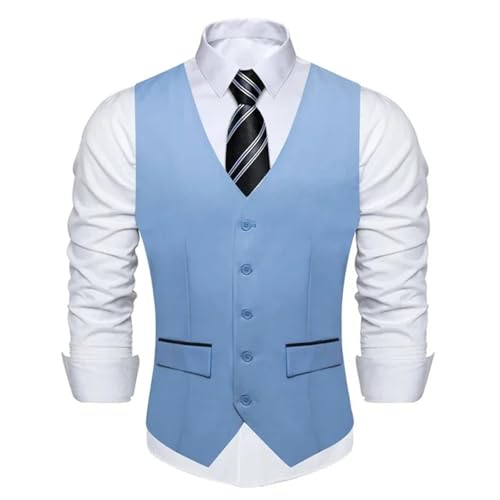Men's Slim Fit Suit Vest – Formal Waistcoat For Wedding Party & Business4