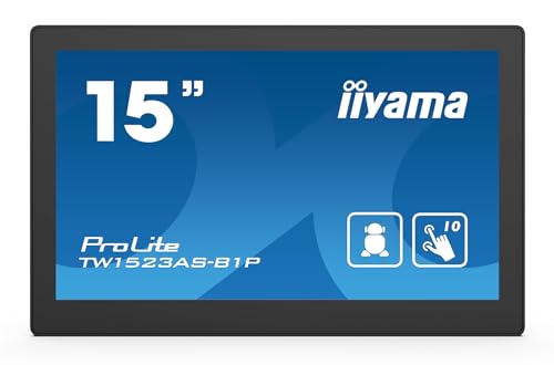 iiyama ProLite TW1523AS B1P écran plat de PC 39 6 cm 15.6 1920 x 1080 pixels Full HD LED Écran tactile utilisateur Neuf - vue 4