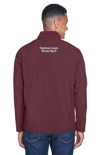 INK STITCH TT80 Men Custom Embroidery Personalized Logo Texts Leader Soft Shell Jackets4