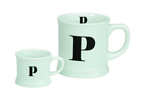 Design Post 033805093175Lettera P Gioco Tazza di