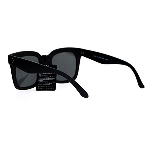 JuicyOrange Oversized Square Frame Sunglasses Womens Celebrity Fashion Shades3