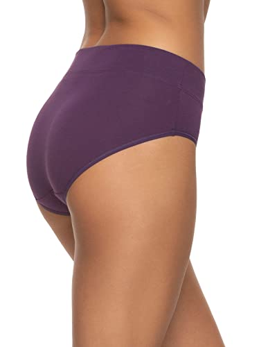 Image of Felina Pima Cotton Hipster - Seamless Cotton Underwear for Women - Soft and Breathable Womens Underwear
