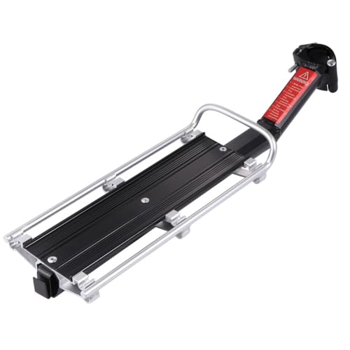 Alipis Portaequipajes Trasero Diseño Compacto y Aleación de Aluminio para Fácil Transporte y Montaje Rápido para Bicicleta de Montaña y Carretera