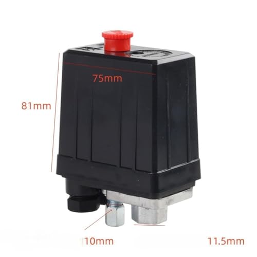 Interruptor de presión para compresor de aire de 220V con perno dorado 5