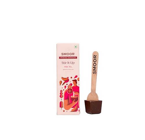 Image of SMOOR Stir-it-Up Milk Hot Chocolate Cubes | DIY dissolvable hot chocolate on a stick | 1 Cube makes 1 Cup Hot Chocolate |Snacking,Birthday,Anniversary, Gifting | 30g