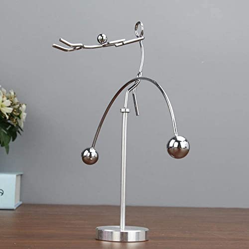 Image of AUGEN Balancing Pendulum Durable Metal Innovative Stress Relief Toy for Home Office Desktop Gift Decoration (1 Piece, 7709R)