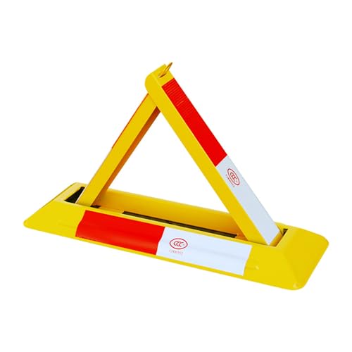 FYRDTNG Barrera de estacionamiento Plegable, Bloqueador de plazas de Aparcamiento, Bloqueo de plazas de Aparcamiento privadas for centros comerciales, hoteles, oficinas y aeropuertos.