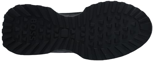 Image of BOSS Men's Big Logo Mesh Mix Lace Up Sneaker