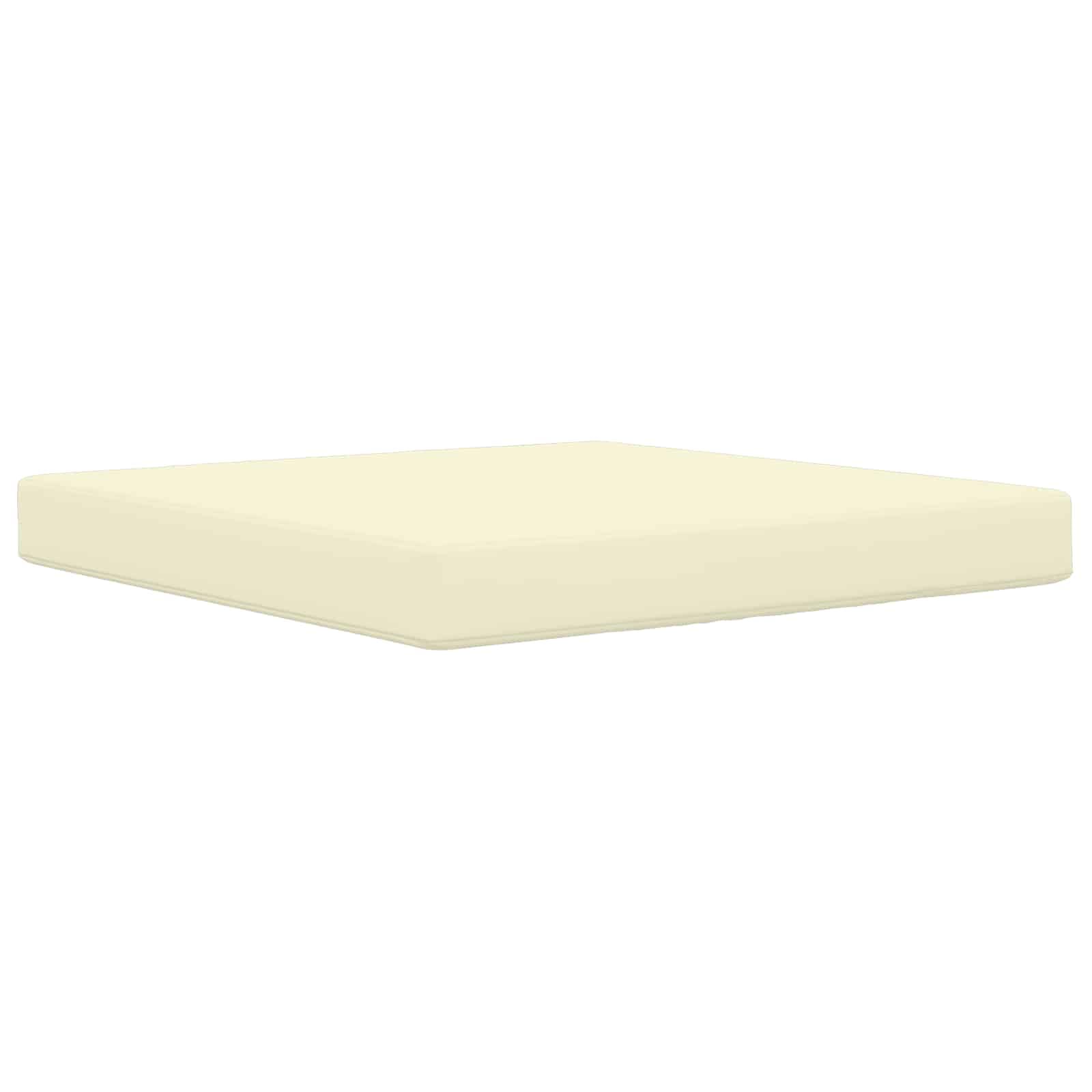 Kremowa poduszka na sofę 80 x 80 x 8 cm | Odporna na rozdarcie i blaknięcie wyściółka z pianki do ogrodu i tarasu