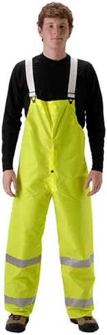 Buy Nasco 80TFY455-S, WorkLite HiVis 80 Series Bib Trouser, Class 3, S NASCO 80TFY455 WorkLite ビブパンツ - フライフロント - HiVis ANSI クラスE