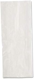LK Packaging 8" x 4" x 18" 1.25 mil LDPE Gusset Plastic Bags, Pack of 1000