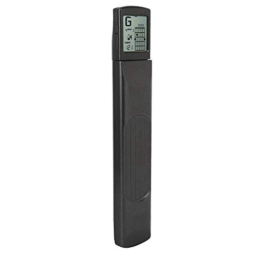 Alomejor Mini Guitare de Poche, 6 Cordes avec Métronome, Formateur d'Accords avec Écran Rotatif, Outil d'Exercice pour Débutants
