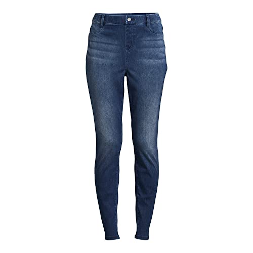 Time and Tru Womens High Rise Stretch Fitted Jegging 8-10