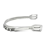 Equine Smile ES1074 Riffelsporen LE Spur Reitsporen Reiten Sporen Spur hochwertiger Edelstahl (Damen 10 mm)