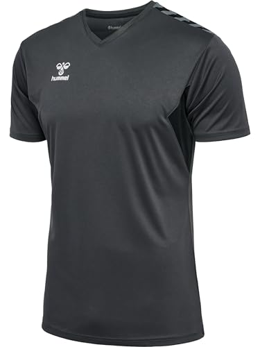 hummel Authentic PL Jersey S/S Sport – Camiseta de Manga Corta para Hombre – Camiseta Deportiva – Corte Normal – de 100% poliéster Reciclado – Transpirable y de Secado rápido