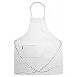 Chef REVIVAL 601bao-3 poli cotone Gourmet professionale a tutta lunghezza grembiule con 3 scomparti Tasca, 30 da 71,1 cm, bianco