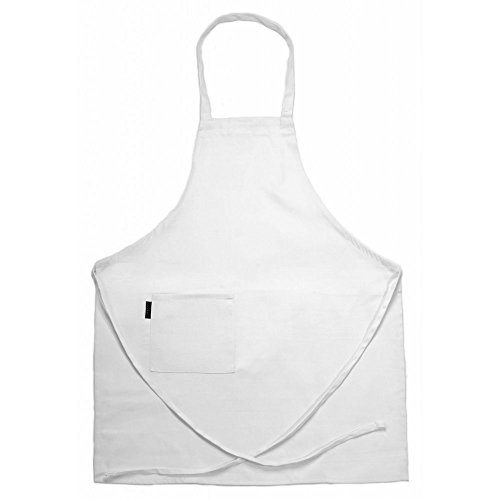 Tablier bavard blanc Chef Revival 601bao-3 pour protéger vos vêtements avec ses 3 poches