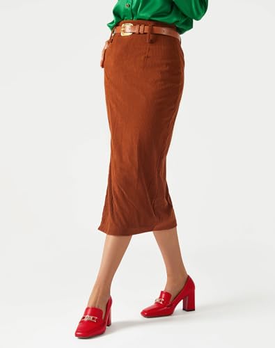 Castamere Mid Block Heels for Women Close Square Toe Slip-on Loafers Metal Buckle Office Casual Pumps 3.2 Inches Shoes3