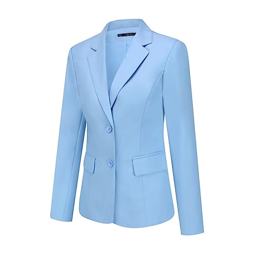 YUNCLOS Women's 2 Pieces Skirt Suit Set Long Sleeve Blazer Jacket and Pencil Skirt2