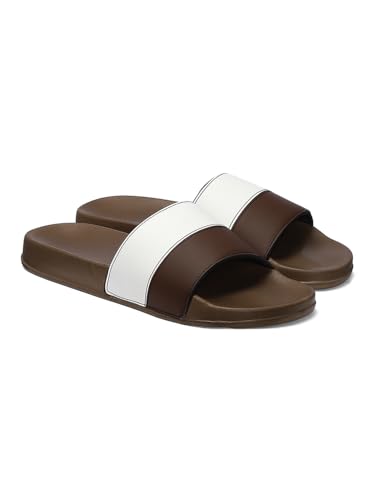 Image of hummel CAMP MEN COLOUR BLOCK SLIDERS Comfortable Cushioned Sole Arch Support Durable Lightweight Flexible Trendy Style Flip flops and Slippers Slides for Men Daily use Chappal