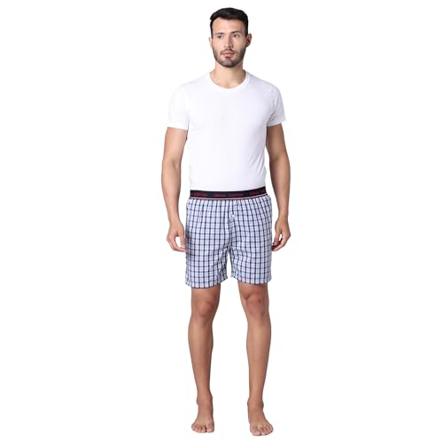 Image of Urban Scottish Men's Boxer | 100% Cotton | Regular Fit, Mid-Rise | Printed, Outer Elastic