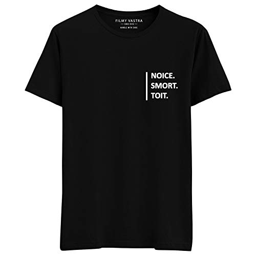Filmy Vastra Men’s & Women’s- Brooklyn Nine-Nine – NOICE SMORT TOIT | Pocket Design – Short Sleeve Premium Roundneck T-Shirt Cotton offers donot miss