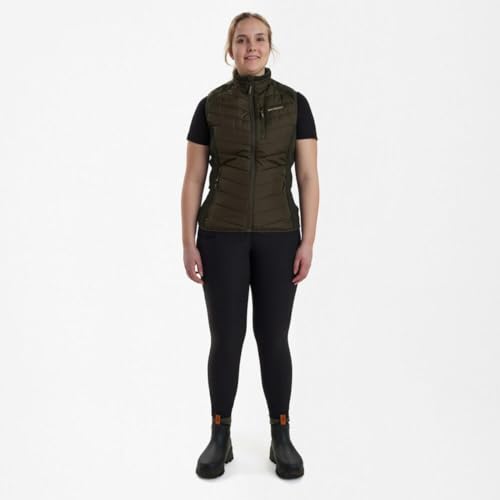 Deerhunter Lady Caroline gepolsterte Weste mit Strickholz