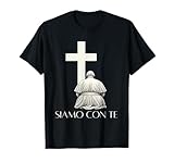 Papa Francesco Maglietta Prega Davanti Alla Croce