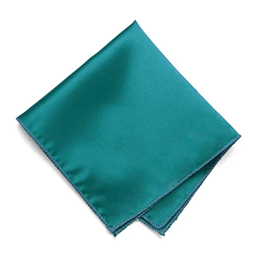Image of tiemart Solid Color Pocket Squares for Men | For Suits, Perfect for Wedding Parties, 12 x 12 inch / 30 x 30 cm
