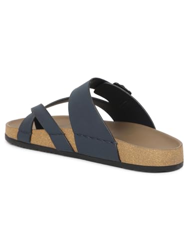 Image of Liberty Healers AOL-6 Casual Slipper For Men With PU Sole | Comfortable and Lightweight | Trendy Design | Soft Insole | Stylish Footwear and Cushioned Footbed