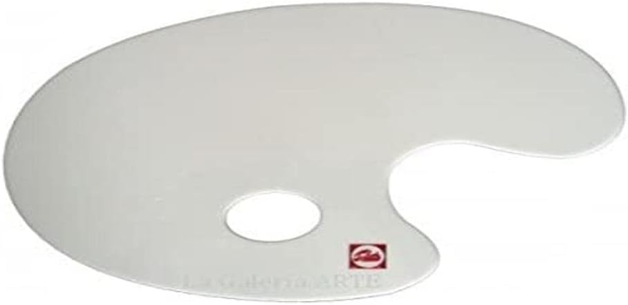 Oval Metal Pallet 30 x 40 cm