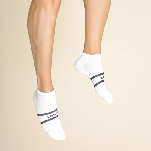 Image of Levi's LS304 Men's Compact Cotton Stretch Ankle Low Cut Socks (Pack of 3)