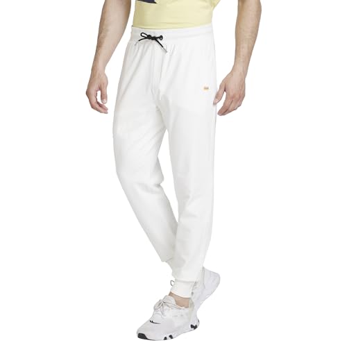 Image of Spykar Men's Mid Rise Fitted Track Pants
