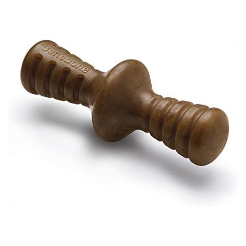 Benebone Zaggler Rolling Dog Chew Toy for Aggressive Chewers, Real Bacon, Made in USA, Small Cover