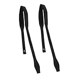 Alipis Correa para Bastones de Esquí y Trekking 2 Piezas Negra Correa de Sujeción Segura para Muñeca Ajustable y Resistente para Senderismo y Deportes al Aire Libre