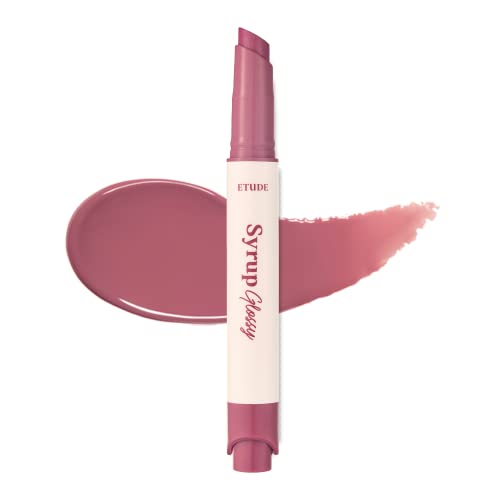 ETUDE Official Syrup Glossy Balm Lipstick Rosy Lavender 2.5 Grams (x1)