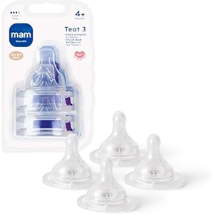 MAM Teats Size 3 | 4 Pack | Fast Fl...