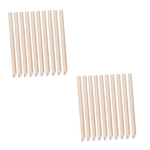 Pitillos desechables de papel kraft Beige 20 cm miniatura 1