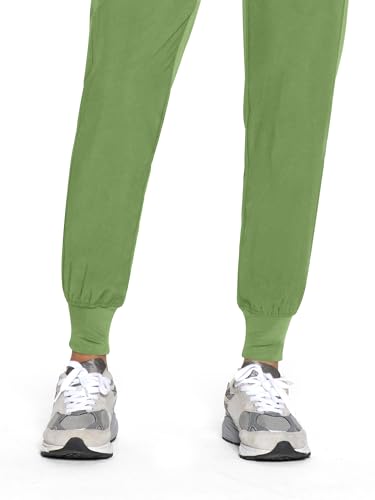Image of COZYFIT Womens Scrub Pants - Soft Stretch Yoga Style with 5 Pockets, Slim Fit Jogger Scrubs Pants for Women