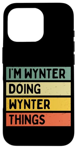 I'm Wynter Doing Wynter Things �ʔ������� �X�}�z�P�[�X iPhone 16 Pro �p
