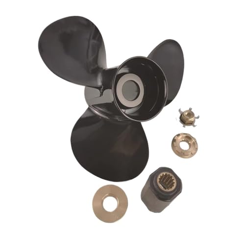 Hélice hors-bord en alliage d'aluminium pour moteur de bateau 40-140 CV