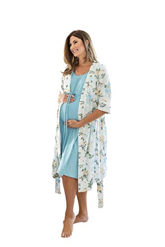 Image of 3 in 1 Maternity Labor Delivery Nursing Hospital Birthing Gown & Matching Robe