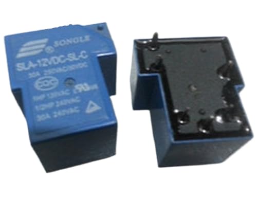 Relais SLA-12VDC-SL-C 6 pieds 30A en lot de 2 pièces pour circuits imprimés