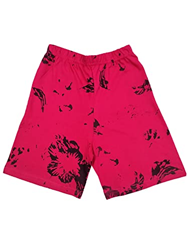 Image of indi weaves Girls Cotton Printed Shorts (Pack of 4)