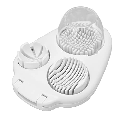 Egg Dicer, Egg Slicers for Hard Boiled Eggs - 3 Slice Modes, Handy Heavy Duty Stainless Steel Egg Cutter - Kitchen Dicer Multi Egg Slicers for Strawberry, Mushroom, Grape, Cherry Tomato