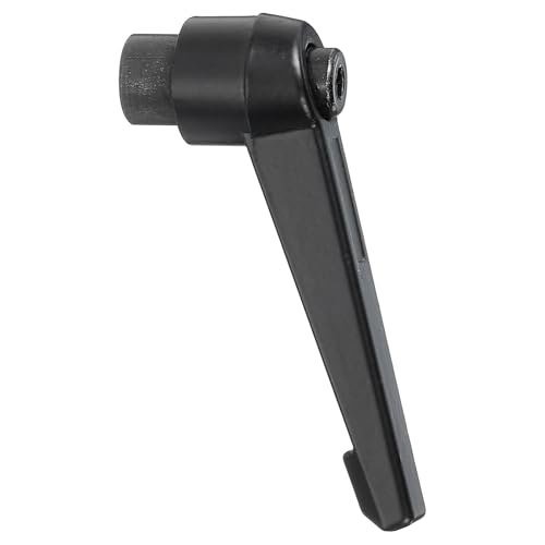 Image of uxcell 1Pcs M8 Adjustable Knobs Handle Female Thread Push Button Ratchet Quick Release Locking Rotating Bolt for Lathe Machinery, Black